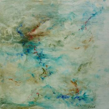 Peinture intitulée "Petits pas de ciel" par Elisa Cook Benbassat Bassat, Œuvre d'art originale, Huile