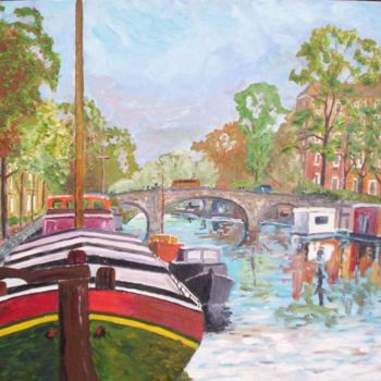 Peinture intitulée "Amsterdam" par Alan Embrée Osler, Œuvre d'art originale