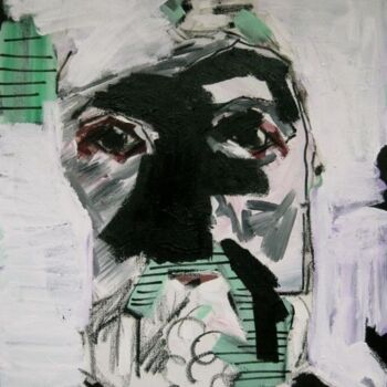 Painting titled "Devendra Banhart" by Unknown Artist, Original Artwork