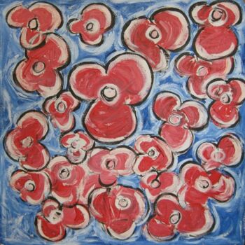 Painting titled "Bouquet" by Unknown Artist, Original Artwork