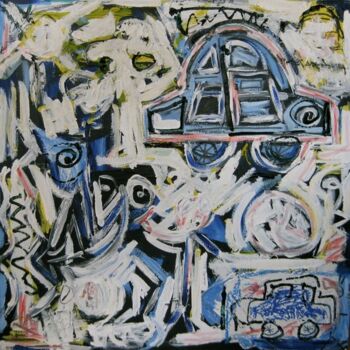 Painting titled "Transport" by Unknown Artist, Original Artwork