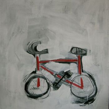 Painting titled "Bike Dream." by Unknown Artist, Original Artwork