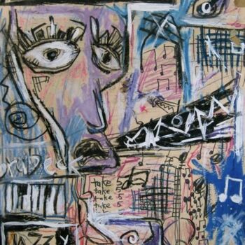 Painting titled "Talker" by Unknown Artist, Original Artwork