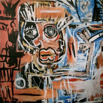 Painting titled "Wild Head" by Unknown Artist, Original Artwork