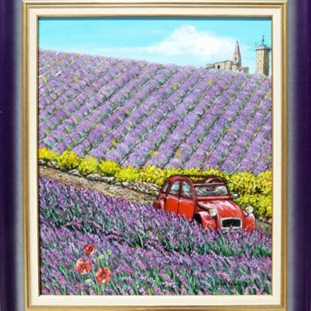 Peinture intitulée "promenade dans les…" par Térégia, Œuvre d'art originale