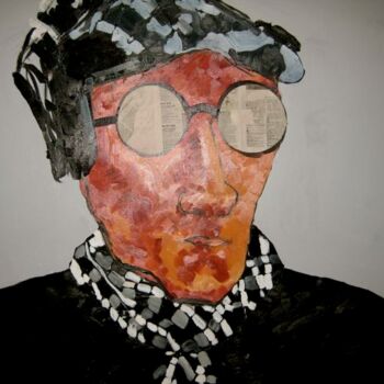 Painting titled "Pensive Person" by Unknown Artist, Original Artwork
