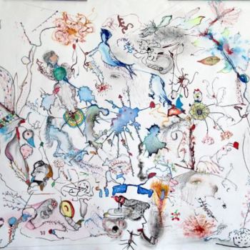 Peinture intitulée "DSC02360.JPG" par Ladan Ghajar, Œuvre d'art originale