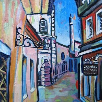Pittura intitolato "Zanzibar Tanzanie O…" da Nina Silaeva, Opera d'arte originale