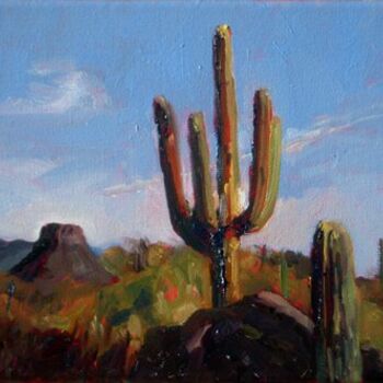 Painting titled "Stalwart Soldier" by Candy Barr, Original Artwork, Oil