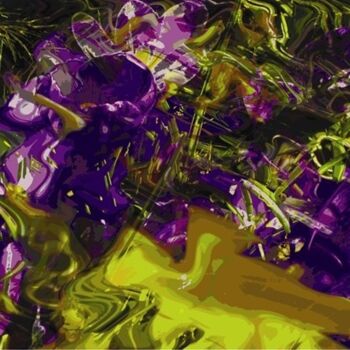 Digital Arts titled "Rhythms of Spring #3" by Ken Grzesik, Original Artwork, Digital Painting