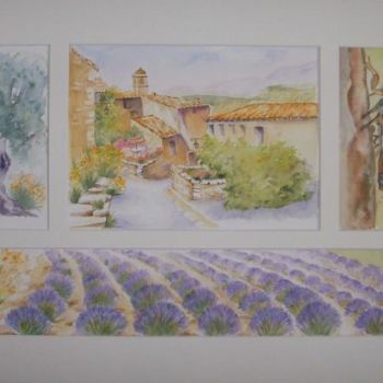 Peinture intitulée "PROVENCE" par Jany, Œuvre d'art originale, Huile