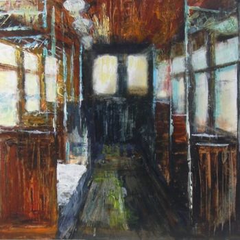 Peinture intitulée "Bois" par Nathalie Torrents, Œuvre d'art originale