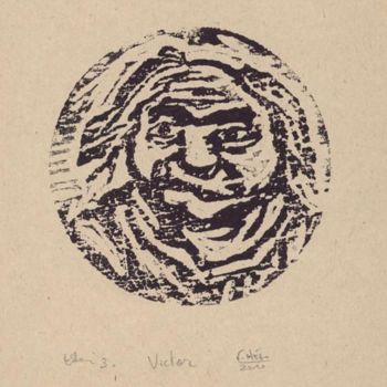 Dessin intitulée "Victor." par Frhégo, Œuvre d'art originale, Autre