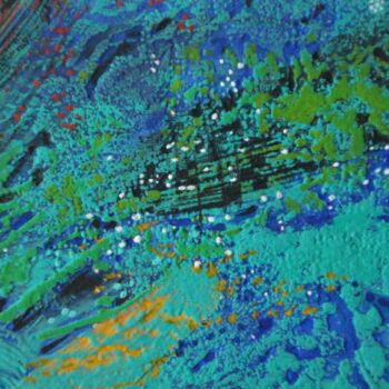 Peinture intitulée "Verdoyer" par H . Mortazavi, Œuvre d'art originale, Huile