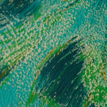 Peinture intitulée "Souffle" par H . Mortazavi, Œuvre d'art originale, Huile