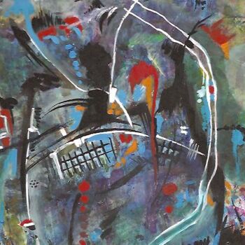 Peinture intitulée "Souvenir de St.Germ…" par H . Mortazavi, Œuvre d'art originale, Huile