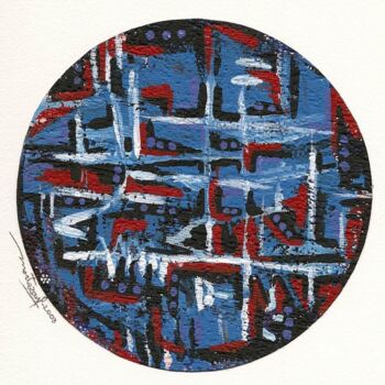 Peinture intitulée "SANS TITRE" par H . Mortazavi, Œuvre d'art originale, Huile
