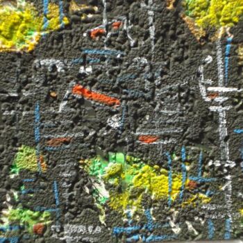 Peinture intitulée "Apocalypse" par H . Mortazavi, Œuvre d'art originale, Huile