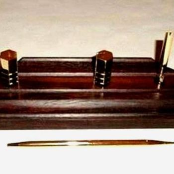 Sculpture titled "Indonesian Rosewood…" by Johnny W Morlan Woodworking Artist, Original Artwork, Wood