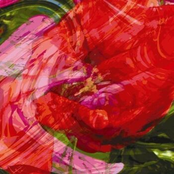 Digitale Kunst getiteld "Rhythms of Spring #…" door Ken Grzesik, Origineel Kunstwerk, Digitaal Schilderwerk