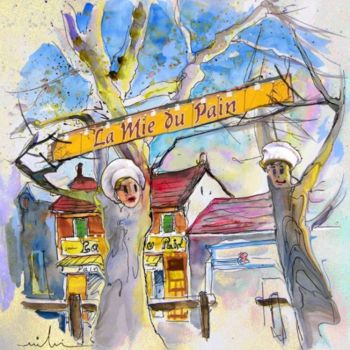 Painting titled "Borderes sur Echez…" by Miki De Goodaboom, Original Artwork, Oil