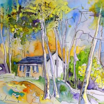 Painting titled "Vieux-Boucau 04" by Miki De Goodaboom, Original Artwork, Oil