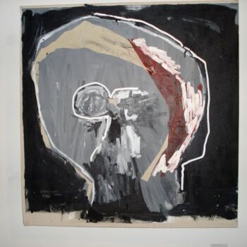 Painting titled "Head" by Unknown Artist, Original Artwork