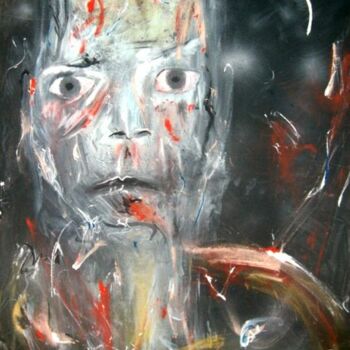 Painting titled "Le tailleur de sill…" by Bruno Briatte, Original Artwork, Oil