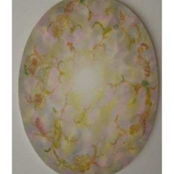 绘画 标题为“THE MIND OF LIGHT A” 由Robert Bursik, 原创艺术品, 油 安装在木板上