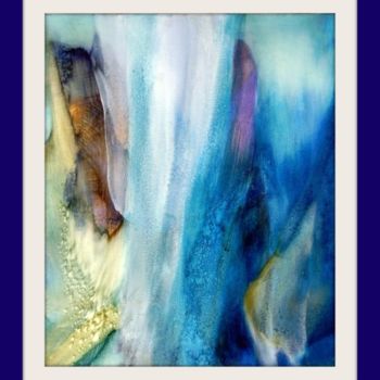 Painting titled "voyage dans les ble…" by Marcel Gris, Original Artwork, Oil