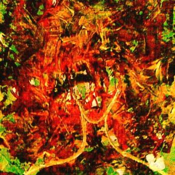Ζωγραφική με τίτλο "apparition 4" από Patou.B, Αυθεντικά έργα τέχνης