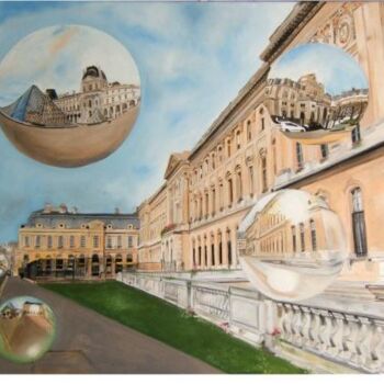 Peinture intitulée "en passant par le L…" par Manu Surreabulliste, Œuvre d'art originale