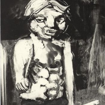Artisanat intitulée "Olivier -avec un co…" par Frhégo, Œuvre d'art originale