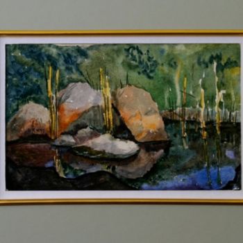 Peinture intitulée "The Finish golf" par Alexey Kriventsov, Œuvre d'art originale