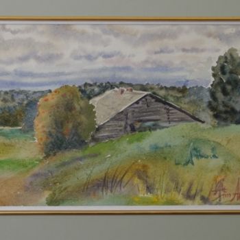 Painting titled "kareliya" by Alexey Kriventsov, Original Artwork