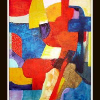 Painting titled "Hommage à Maurice E…" by Marcel Gris, Original Artwork, Oil