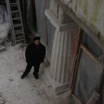 Sculpture titled "column" by Alexey Kriventsov, Original Artwork