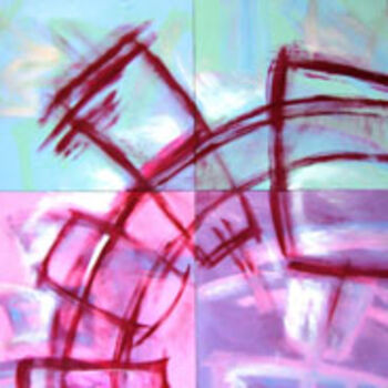 Painting titled "Percorso" by Annalisa Picchioni, Original Artwork