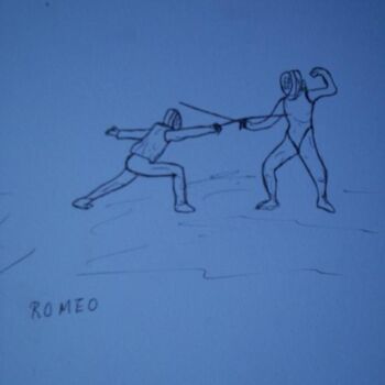 Desenho intitulada "Desnhos_Romeo_Zanch…" por Romeo Zanchett, Obras de arte originais