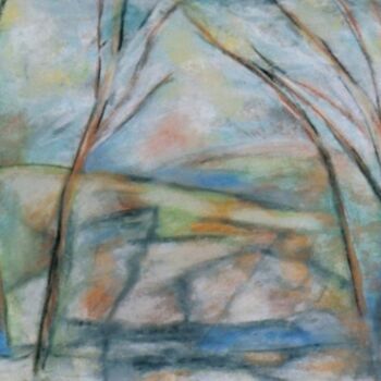 Painting titled "Home of Cezanne" by Gregg Simpson, Original Artwork, Oil