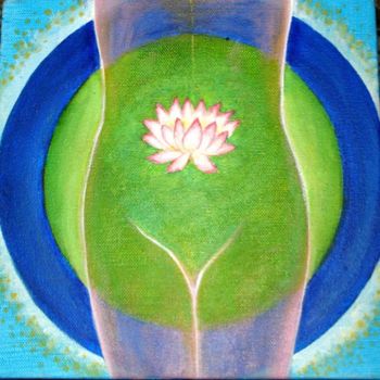 Painting titled "Feminine" by Rajesh Shukla, Original Artwork, Oil