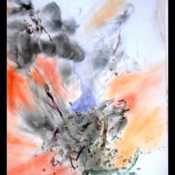 Painting titled "fusion17" by Lagell, Original Artwork, Oil