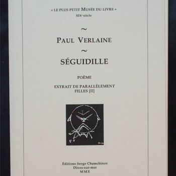 印花与版画 标题为“Séguidille de Paul…” 由Serge Chamchinov, 原创艺术品, 雕刻