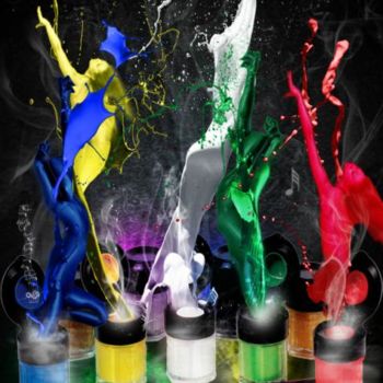 Fotografía titulada "Danza de  colores" por Stella Khudyakova, Obra de arte original