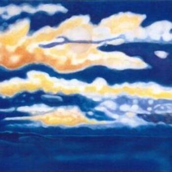 Schilderij getiteld "la mer se repose ..…" door Sigrun Neumann (Sineu), Origineel Kunstwerk, Acryl