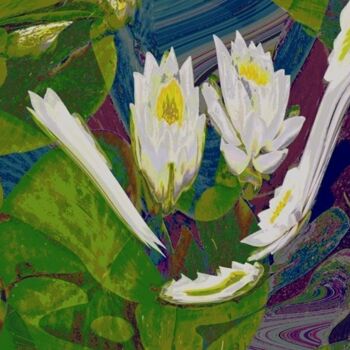 Digitale Kunst getiteld "Summer Wavelength #…" door Ken Grzesik, Origineel Kunstwerk, Digitaal Schilderwerk