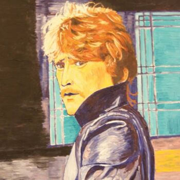 Peinture intitulée "christophe - 2" par Pierre Paszkowski, Œuvre d'art originale, Huile