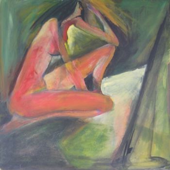 Painting titled "Not Here fnp37" by Richard Herr, Original Artwork, Acrylic
