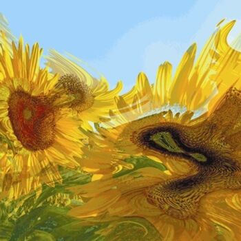Digital Arts με τίτλο "Summer Wavelength #…" από Ken Grzesik, Αυθεντικά έργα τέχνης, Ψηφιακή ζωγραφική