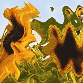 Digital Arts titled "Summer Wavelength #…" by Ken Grzesik, Original Artwork, Digital Painting